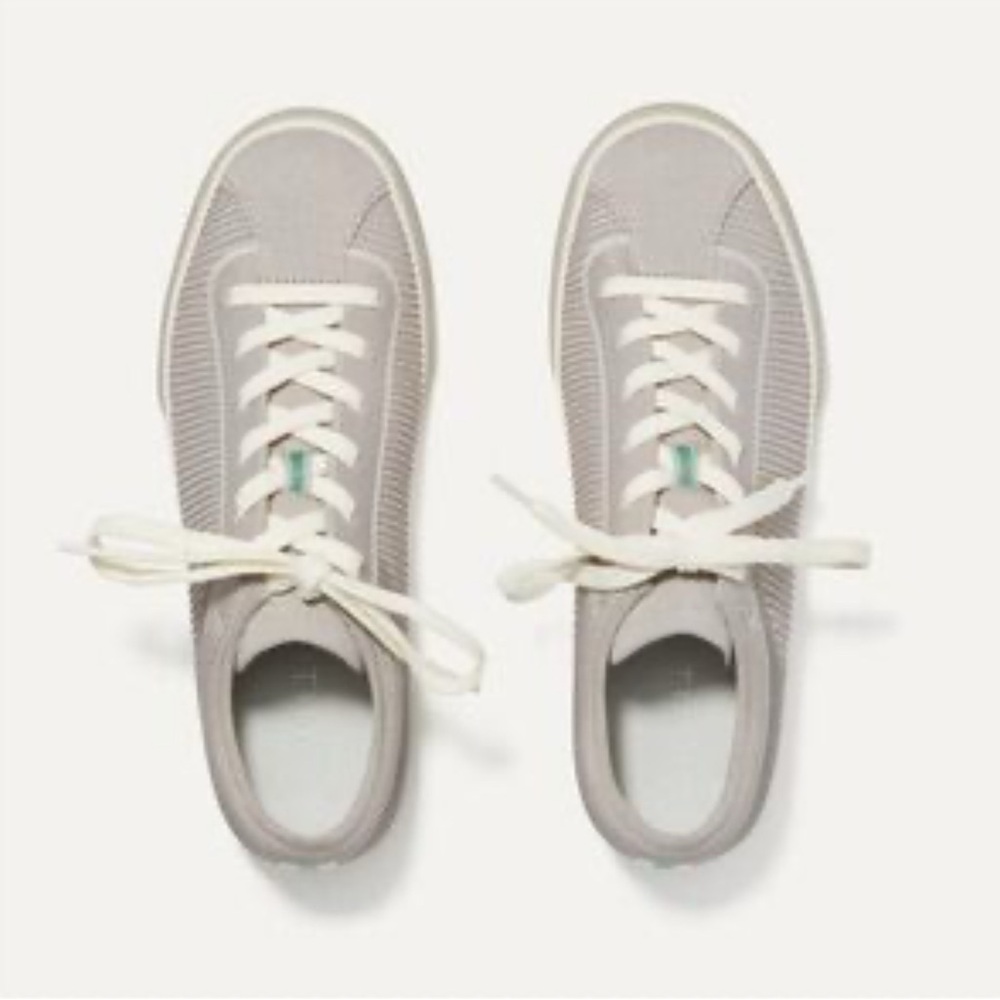 Rothy’s The Lace Up Sneakers in Vintage Gray